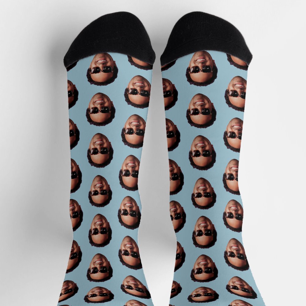 Fun Personalized Face Photo Socks