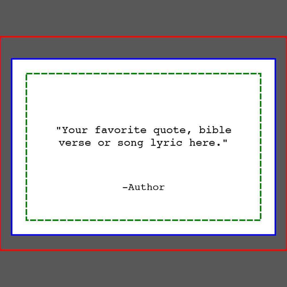 Create Your Own Quote Hanging Tapestry
