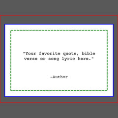 Create Your Own Quote Hanging Tapestry