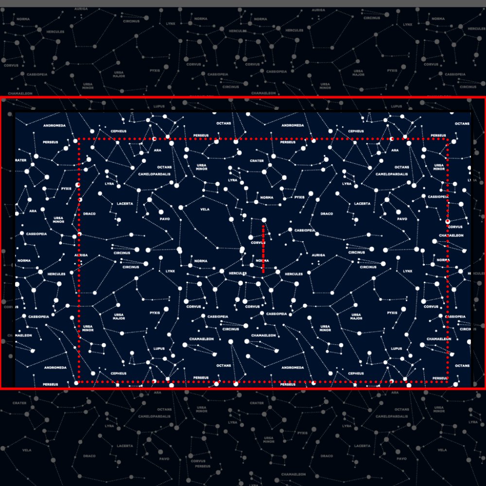Star Constellations Pillowcase