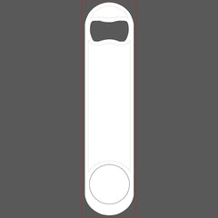 Bar Key | Personalized Black Bottle Opener Gift