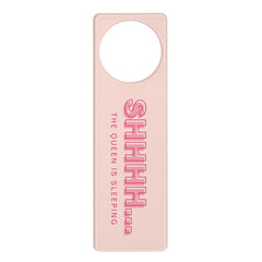 Bold Outline Shhhh Do not disturb Door Hanger