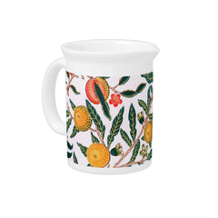 PORCELAIN PITCHER : WILLIAM MORRIS : POMEGRANATES