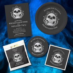 Gothic Skull Halloween Wall Decal
