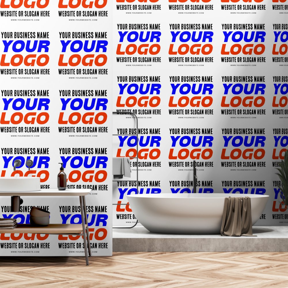 Custom Business Logo, Name, Website, Slogan Wallpaper