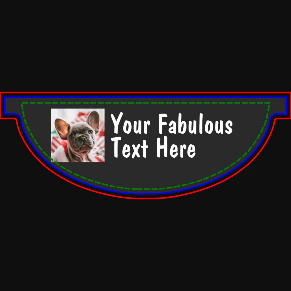 Personalized Photo and Text Fanny Pack