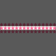 Fun Hot Pink Stars Pattern Black Pet Leash