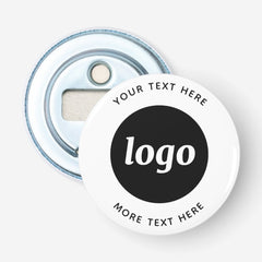 Simple Logo With Text Business Bottle Opener