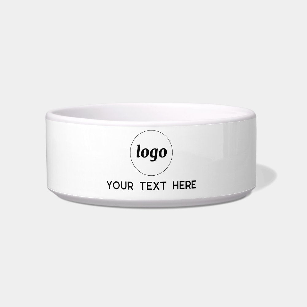 Simple Logo Business Branding Promotional Pet Bowl
