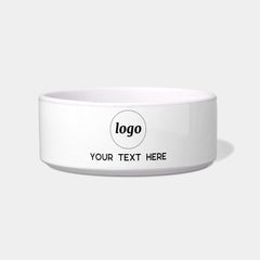 Simple Logo Business Branding Promotional Pet Bowl