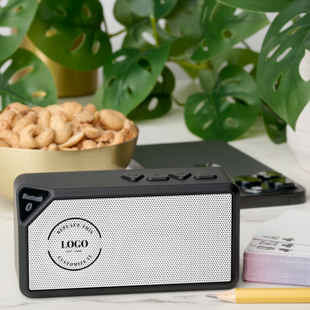 Business Logo and website Promotional Custom Bluetooth Speaker