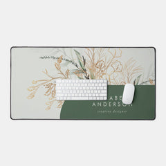 Eucalyptus Elegant Green Large Mouse Desk Mat